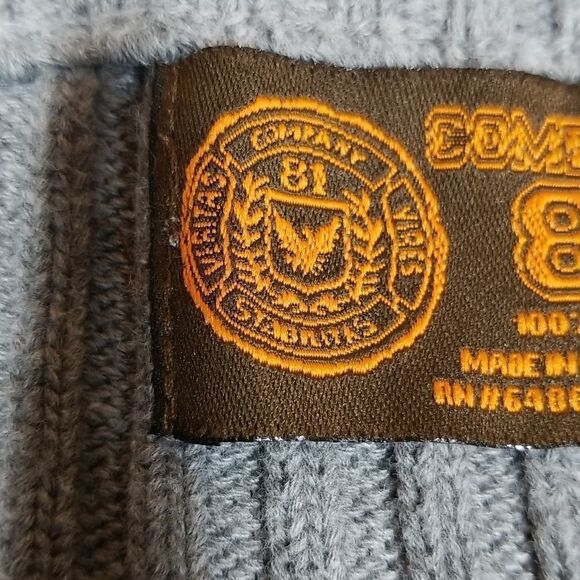 Company 81 Youth Boys Sweater Grey Long Sleeve V-Neck Size XL 100% Cotton - Picture 5 of 8